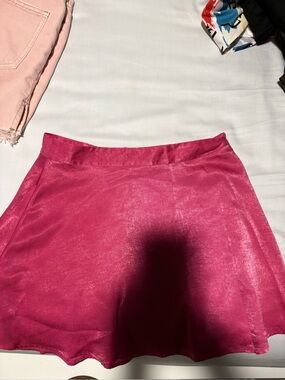 Hot Pink A-Line Skirt